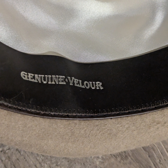 Classic Tan Fedora with Feather Accent - Picture 8 of 9